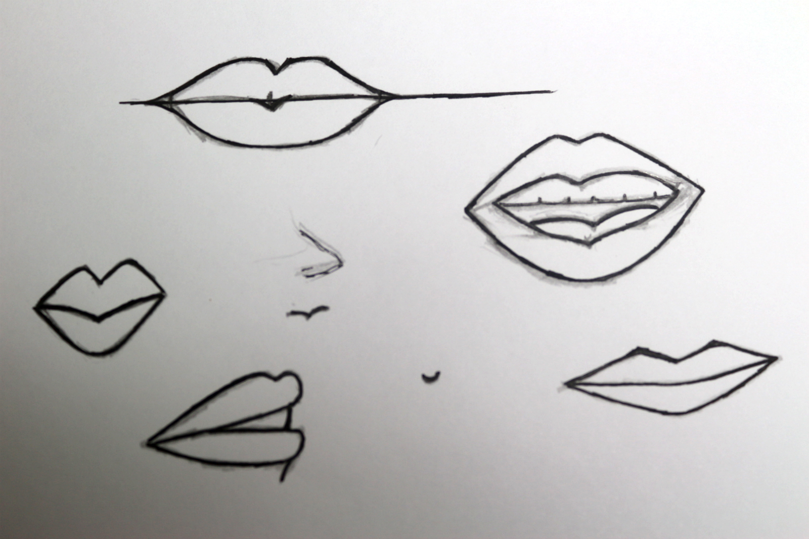 Introdução a Desenho de Moda – Olhos, nariz e boca – Pequena Notável