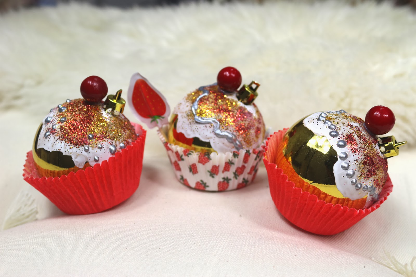 DIY: Cupcake Enfeite de Natal